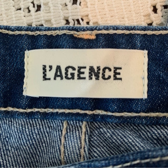 L’AGENCE Leighton Cuffed Stovepipe Jeans - Picture 10 of 12